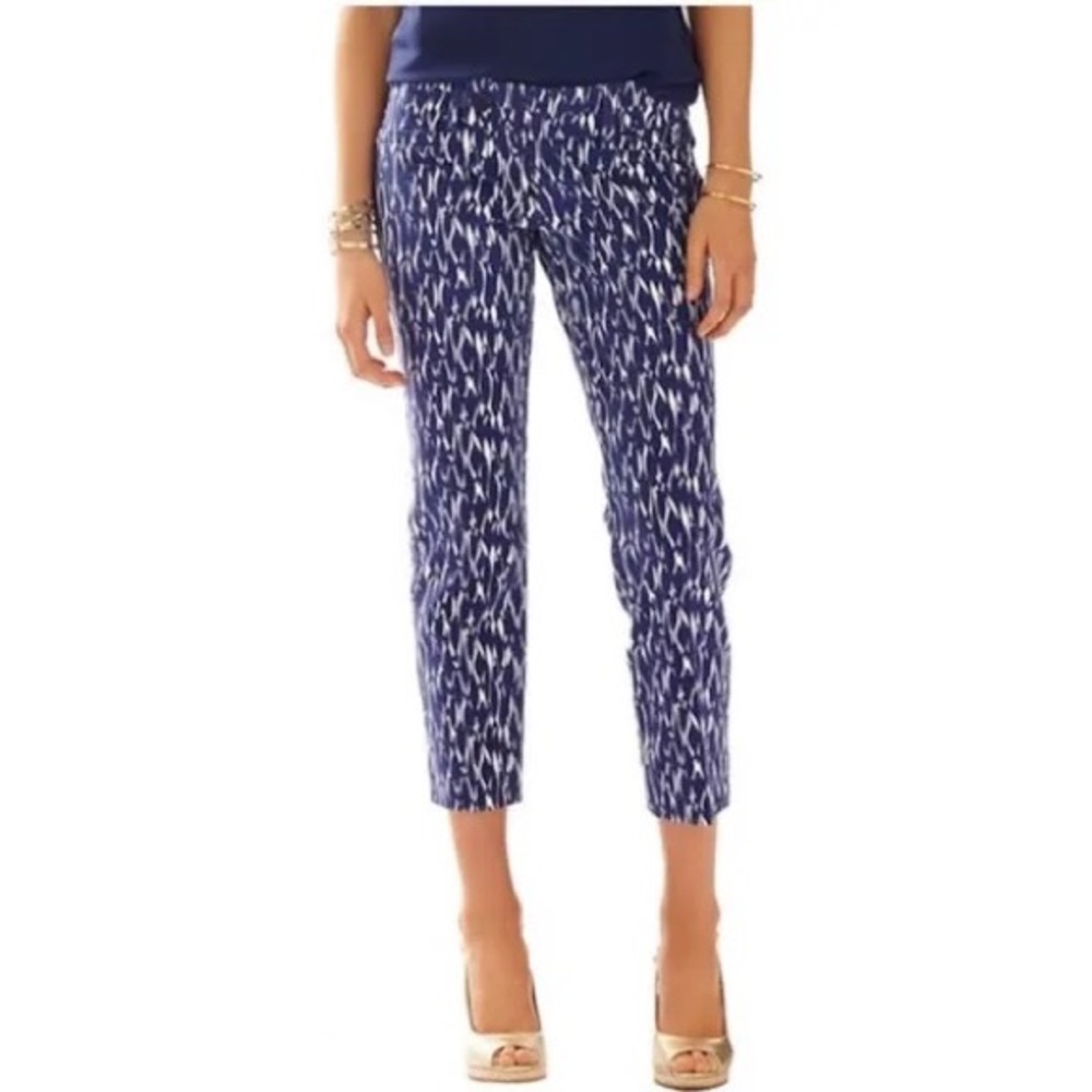 Lilly Pulitzer Fish Print Capri Pant